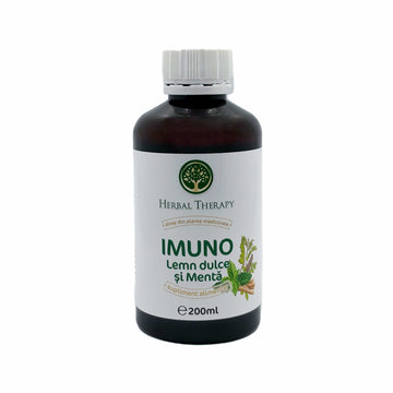 Imuno Lemn-Dulce & Mentă, 200 ml – sirop cu plante, supliment alimentar